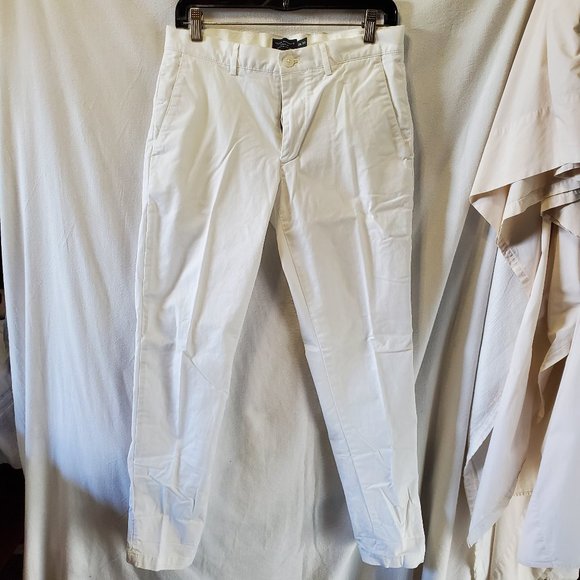 Club Monaco Connor Modern Slim Fit White Pants Size 29 x 30 Men - Picture 1 of 5
